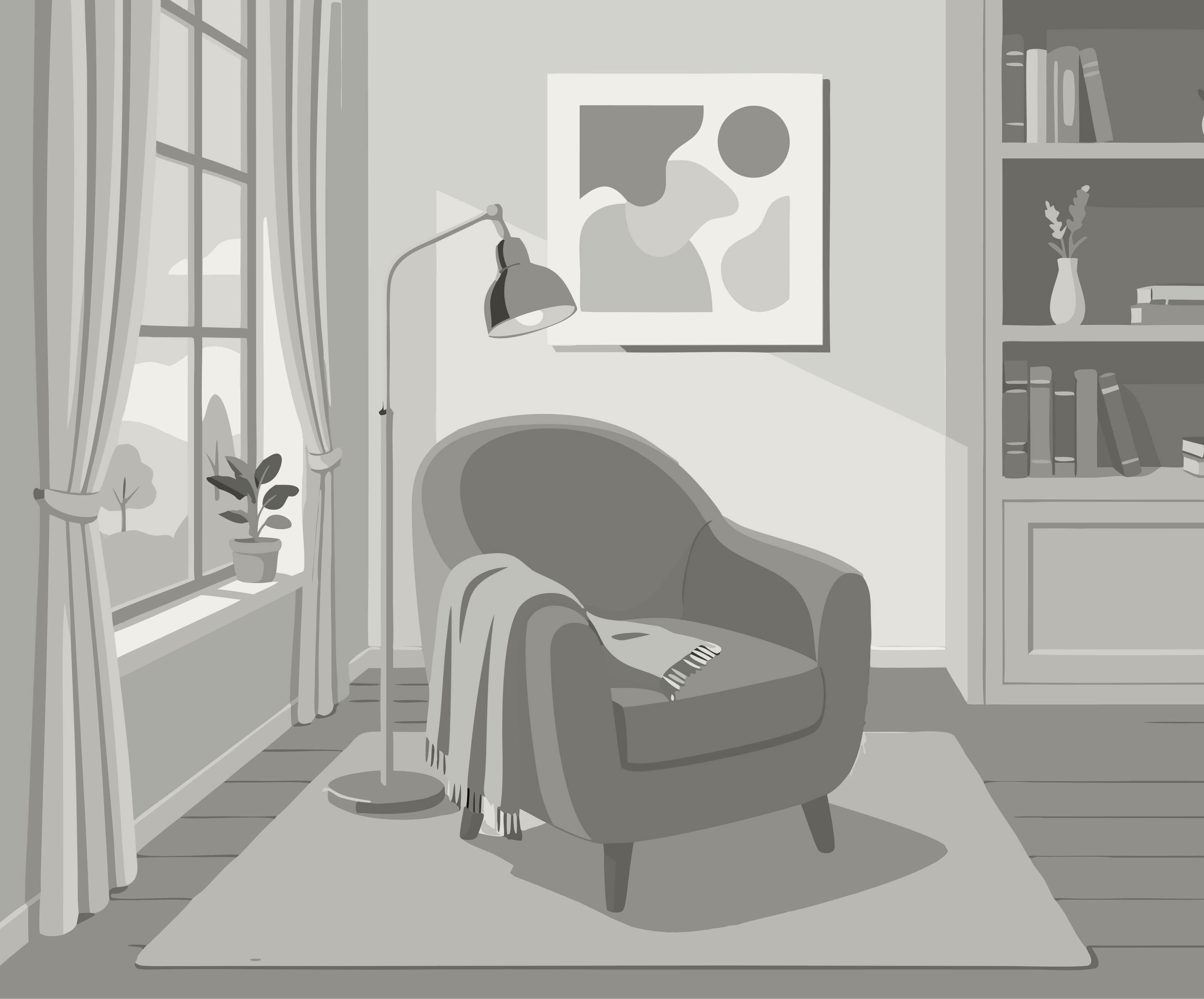 Habitación Cuádruple - vistas al jardín